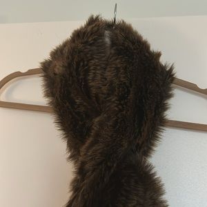 Restoration Hardware Faux-Fur Unisex Scarf